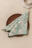 Linen Camellia Napkin Set