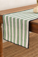 Linen Heritage Stripe Table Runner