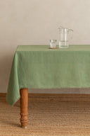 Linen Fringe Me Good Tablecloth