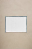 Linen Grey Needled Placemat Set