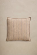 Linen Jasper Quilted Cushion Cover