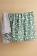 Linen Mabel Hand Tucked Quilt