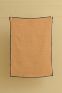 Linen Black Needled Kitchen Towel