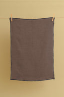 Linen Black Needled Kitchen Towel
