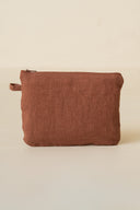 Linen Slumber Solid Small Pouch