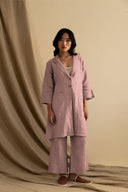 Linen Merlot Co-ord Set