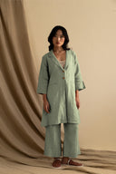 Linen Merlot Co-ord Set