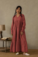 Linen Harbor Maxi Dress