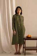 Linen Bray Shirt Dress