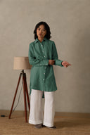 Linen Ginger Long Shirt