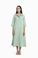 Linen Petunia Shirt Dress