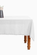 Linen Fringe Me Kantha Tablecloth