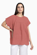 Linen Pearl Top