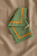 Linen Yellow Lace Napkin