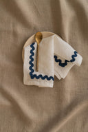 Linen Blue Lace Napkin