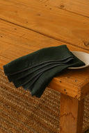 Linen Grey Needled Napkin Set