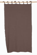 Linen Black Needled Curtain