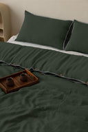 Linen Grey Needled Duvet Cover