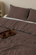 Linen Grey Needled Duvet Cover