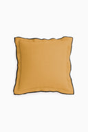 Linen Black Needled Cushion Cover
