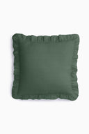 Linen Ruffle Medley Cushion Cover