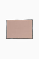 Linen Black Needled Placemat Set