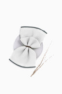 Linen Grey Needled Napkin Set