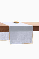 Linen Natural Needled Table Runner