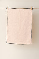 Linen Black Needled Kitchen Towel