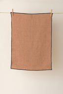 Linen Black Needled Kitchen Towel