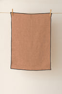 Linen Black Needled Kitchen Towel