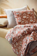 Linen Mabel Hand Tucked Quilt