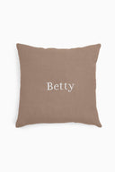 Linen Personalized Cushion Cover