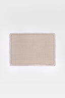Linen Fringe Me Kantha Placemat Set