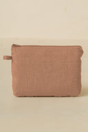 Linen Slumber Solid Small Pouch