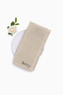 Linen Personalized Napkin Set