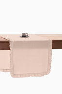 Linen Ruffle Medley Table Runner