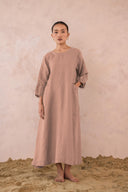 Linen Peach Dress