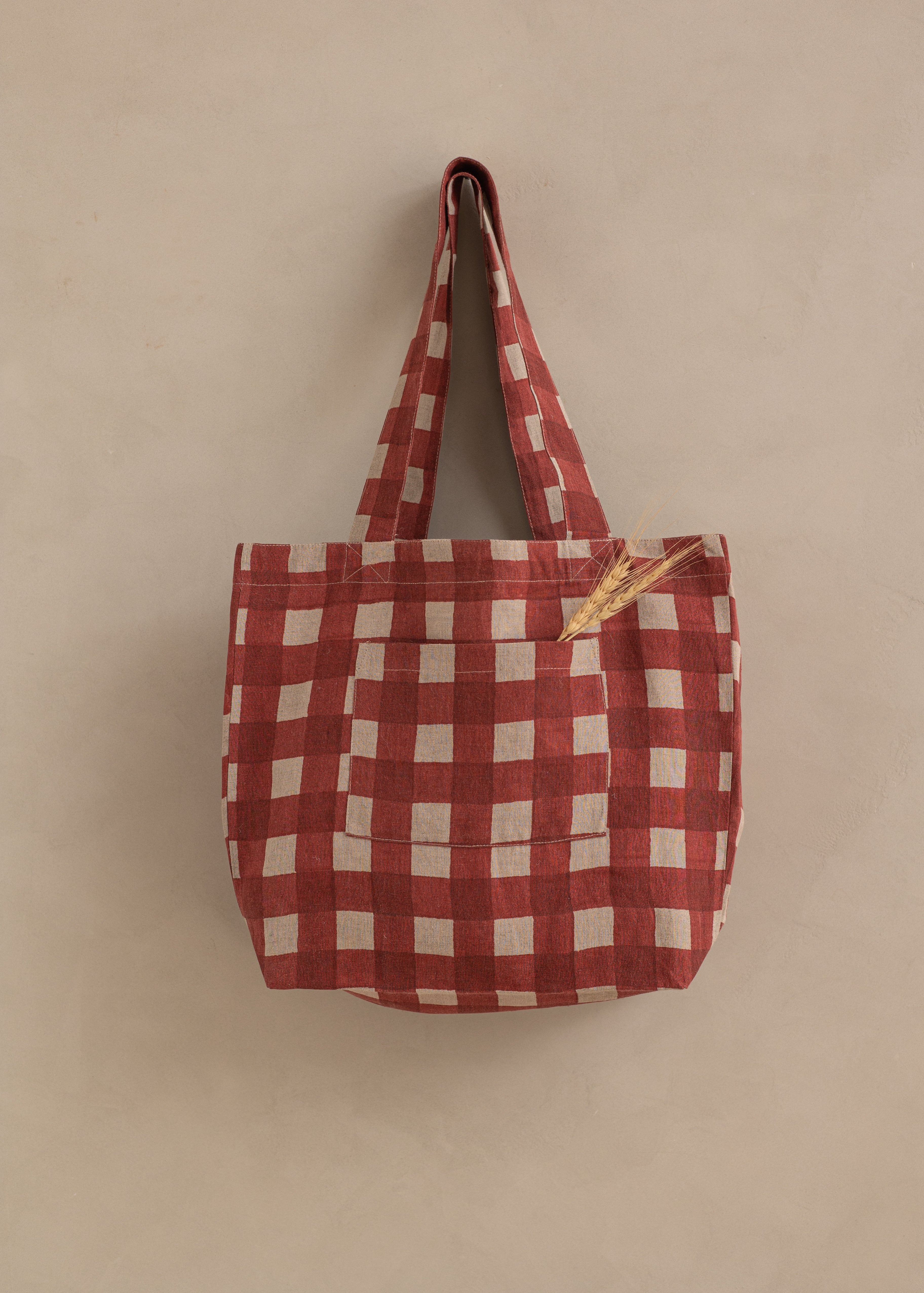 Linen Olea Tote Bag
