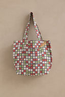 Linen Sudoku Tote Bag