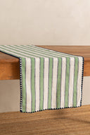 Linen Heritage Stripe Table Runner