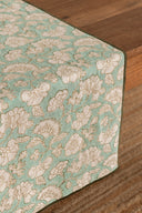 Linen Camellia Table Runner