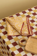 Linen Jacobean Napkin Set