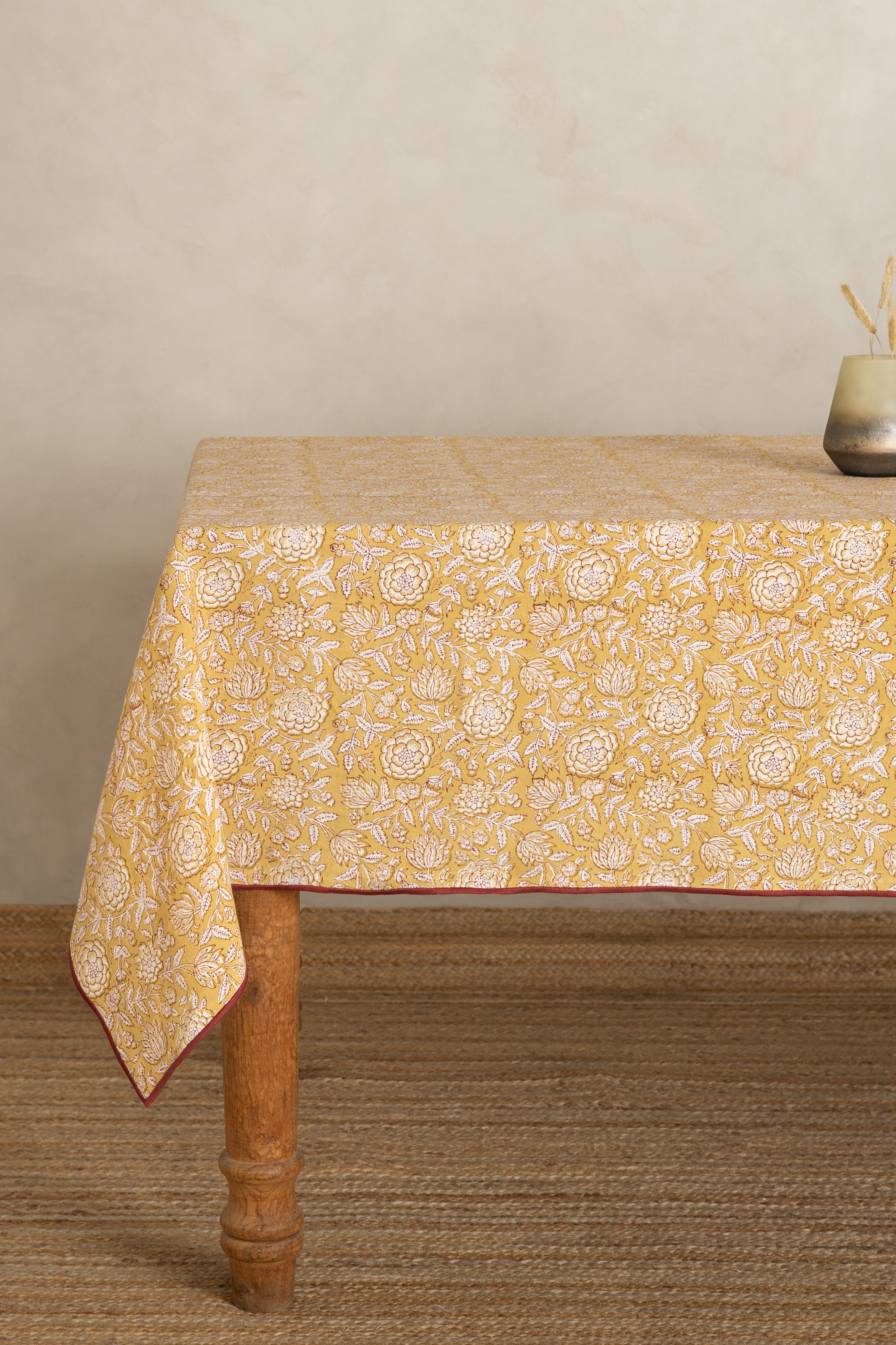 Linen Jacobean Tablecloth