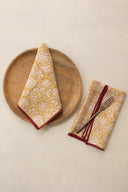 Linen Jacobean Napkin Set