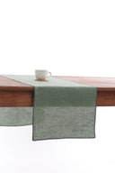 Linen Grey Needled Table Runner