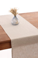 Linen Slumber Solid Table Runner