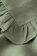 Linen Ruffle Medley Table Runner