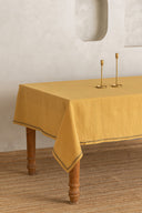 Linen Boho Tablecloth