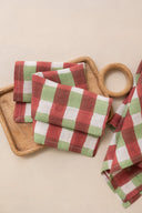 Linen Scarlet Napkin Set